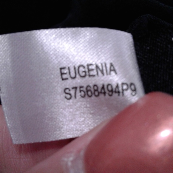 DVF Diane Von Furstenberg Black Eugenia Top Size 2 - Picture 5 of 8